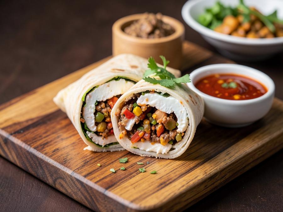 Paneer Frankie served at Royal Food House