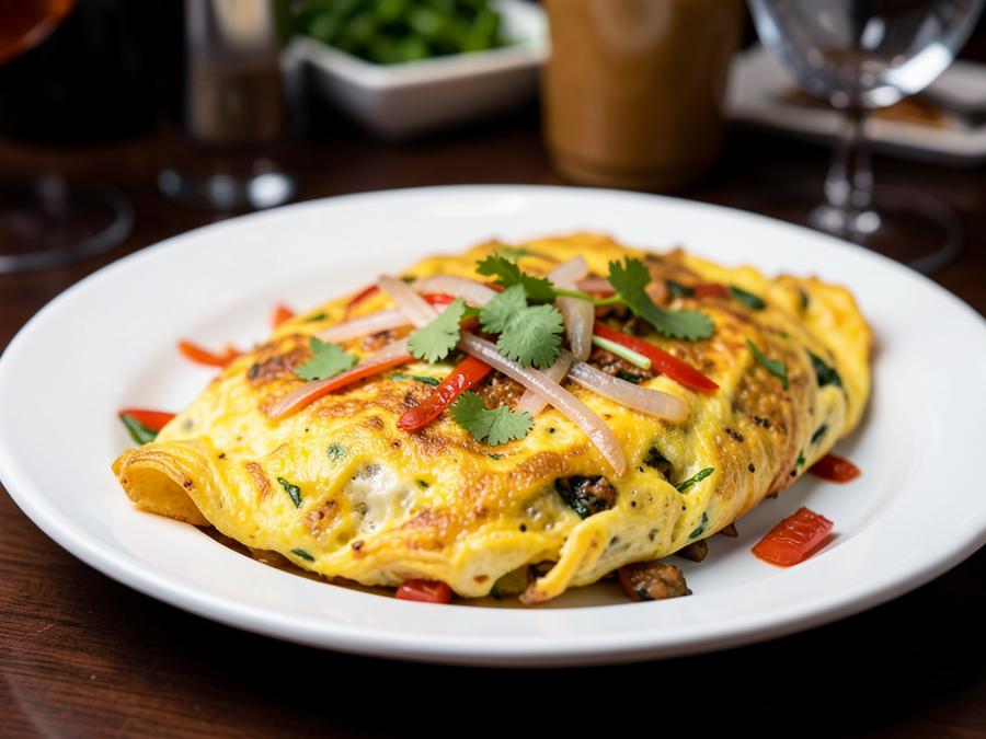 Omelette (3 Eggs) served at Royal Food House