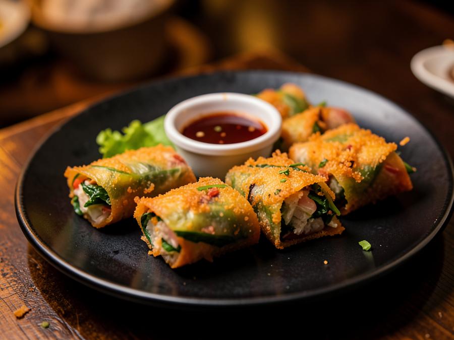 Vegetable Spring Roll served at Royal Food House